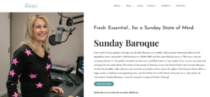 Sunday Baroque Website